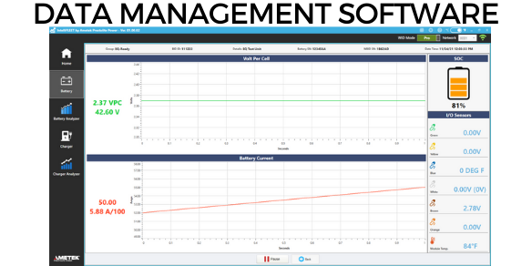 AMETEK Prestolite Power Data Management Software